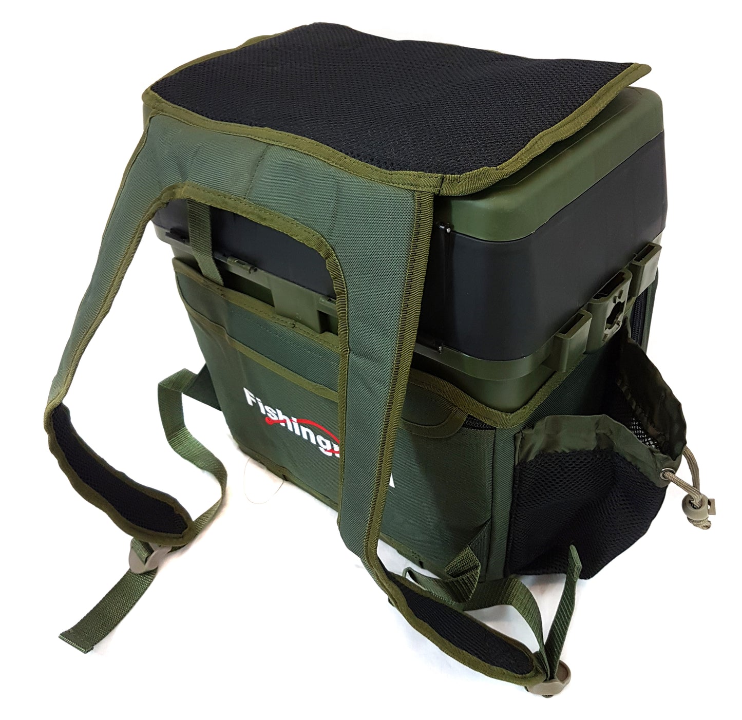 FISHINGMAD SEAT BOX AND SHERPA BACKPACK