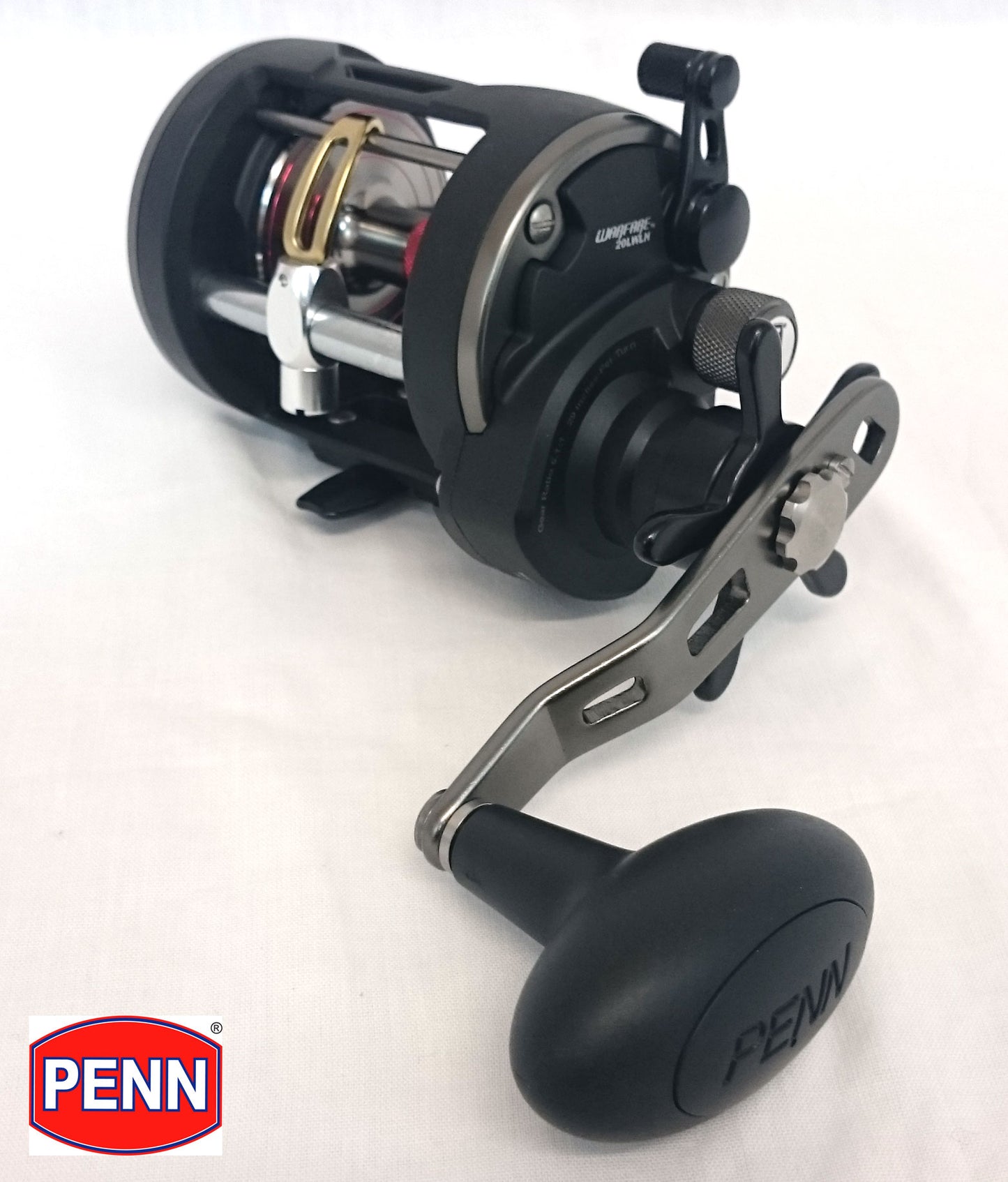 New PENN Warfare 20 Level Wind Left Hand Wind Multiplier Fishing Reel WAR20LWLH 1366192