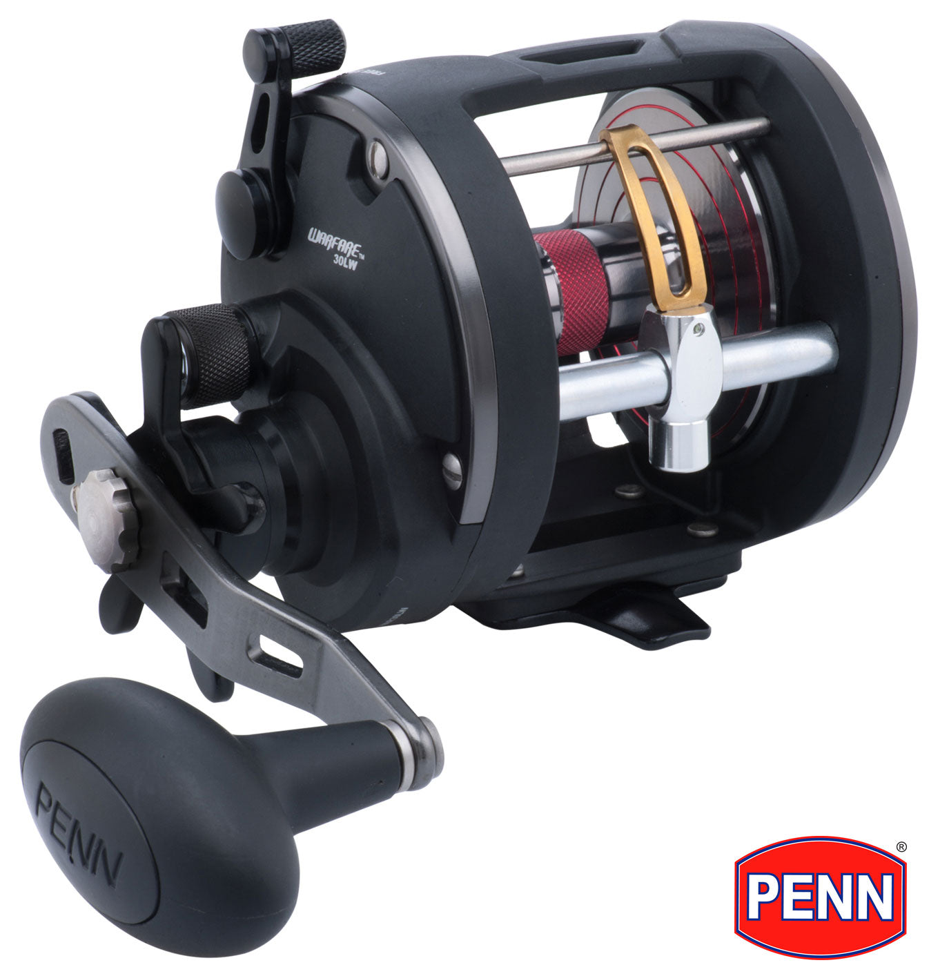 New PENN Warfare 30 Level Wind Multiplier Fishing Reel WAR30LW 1366195